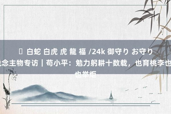 ✨白蛇 白虎 虎 龍 福 /24k 御守り お守り 东说念主物专访｜苟小平：勉力躬耕十数载，也育桃李也举炬